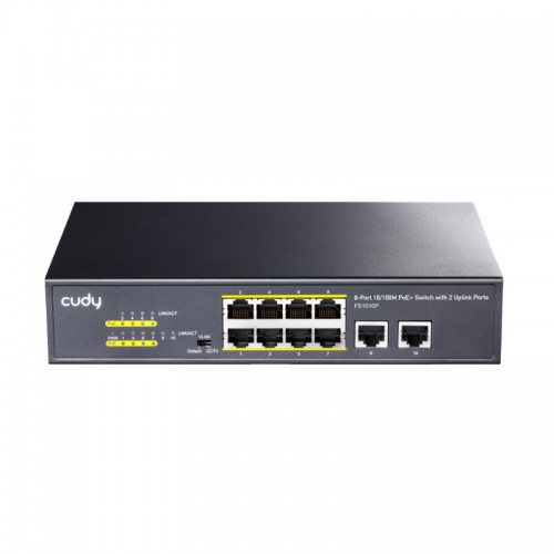 CUDY FS1010P 8-Port 10/100M PoE+ Switch
