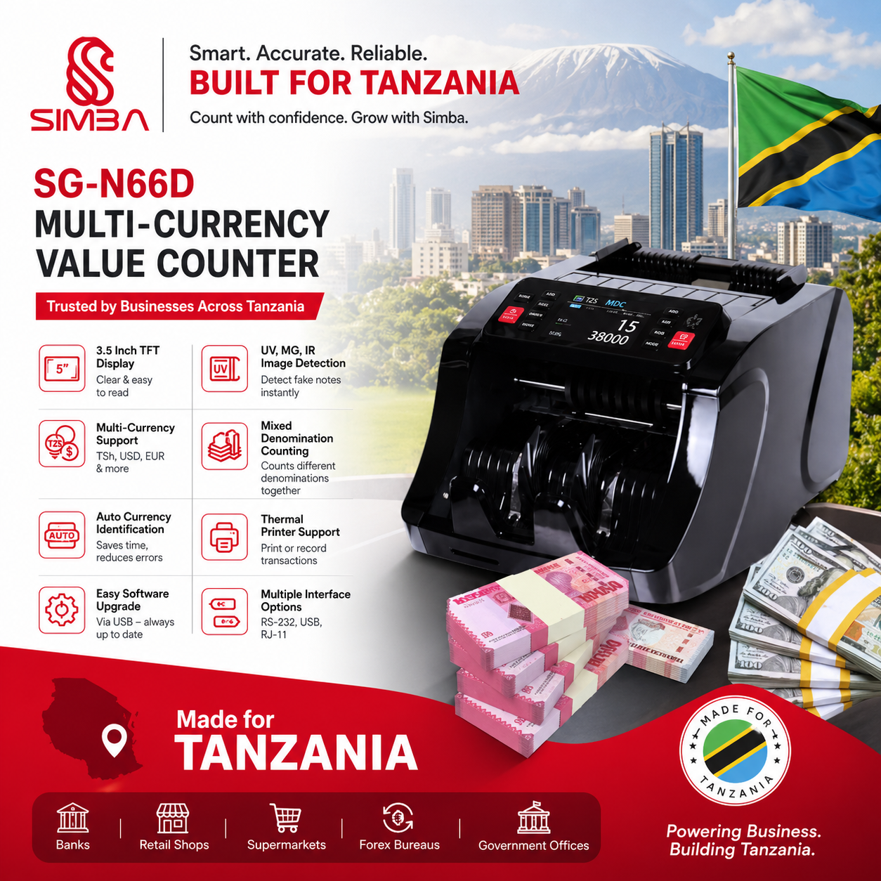 SIMBA MIX VALUE N66D MONEY COUNTER