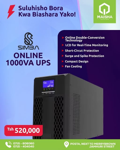 SIMBA ONLINEUPS 10000VA - SP 10K S