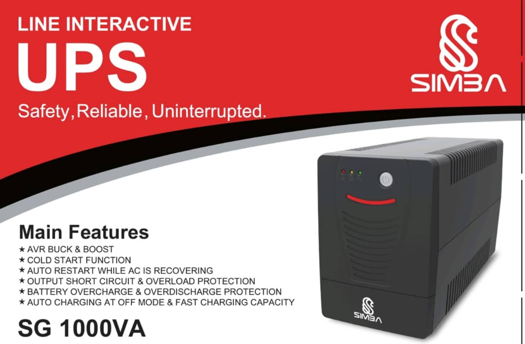 SIMBA UPS 1000VA - SG 1000
